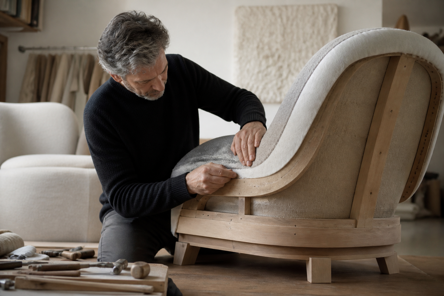 Skilled makers producing precise custom work