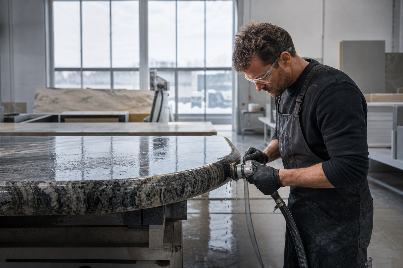 Skilled makers producing precise custom work